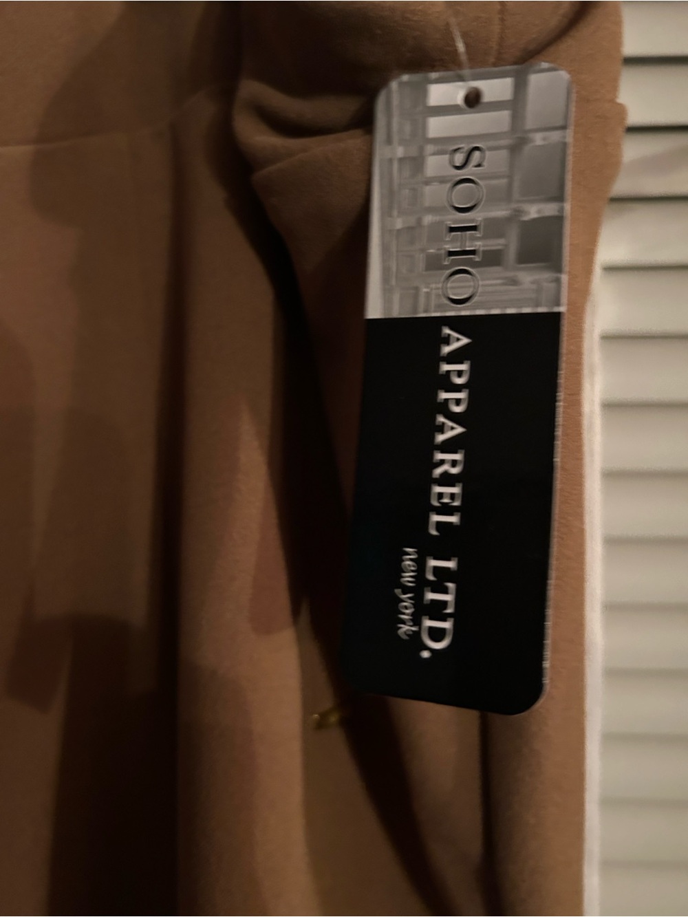 SOHO Apparel LTD straight leg pants - Classic Camel Tone